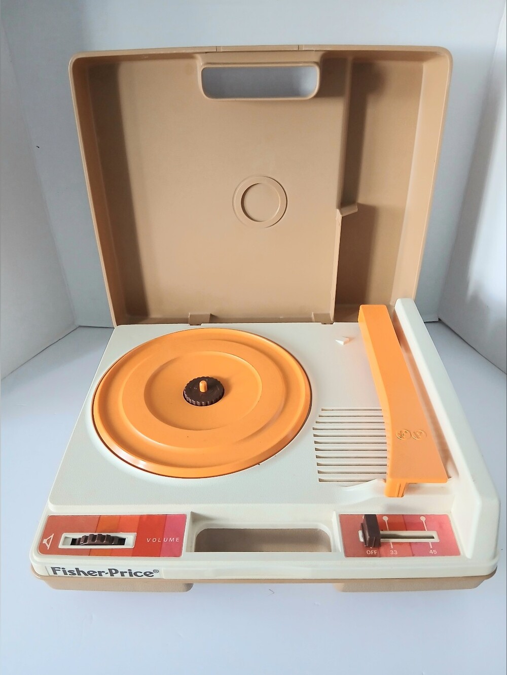 Vintage Fisher-Price Phonograph Record Player Model #825 Needle Missing